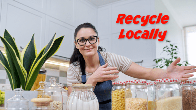 Glass Jars, Recycle Locally